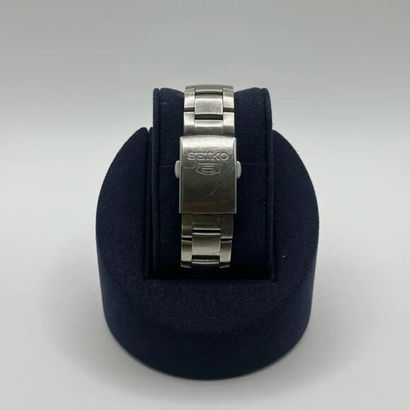 Seiko 5 Automatic 12 Jewels 37MM Skeleton Backcase Wristwatch 7S26-02F0 - Picture 4 of 7